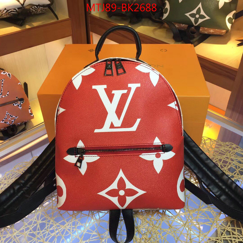 LV Bags(4A)-Backpack-,ID: BK2688,$:99USD