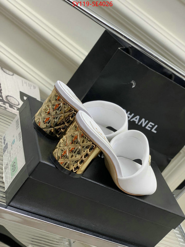 Women Shoes-Chanel,wholesale imitation designer replicas , ID: SE4026,$: 119USD