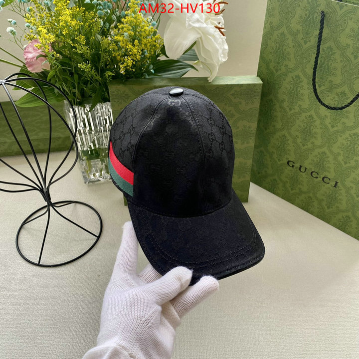 Cap (Hat)-Gucci,2023 replica wholesale cheap sales online , ID: HV130,$: 32USD