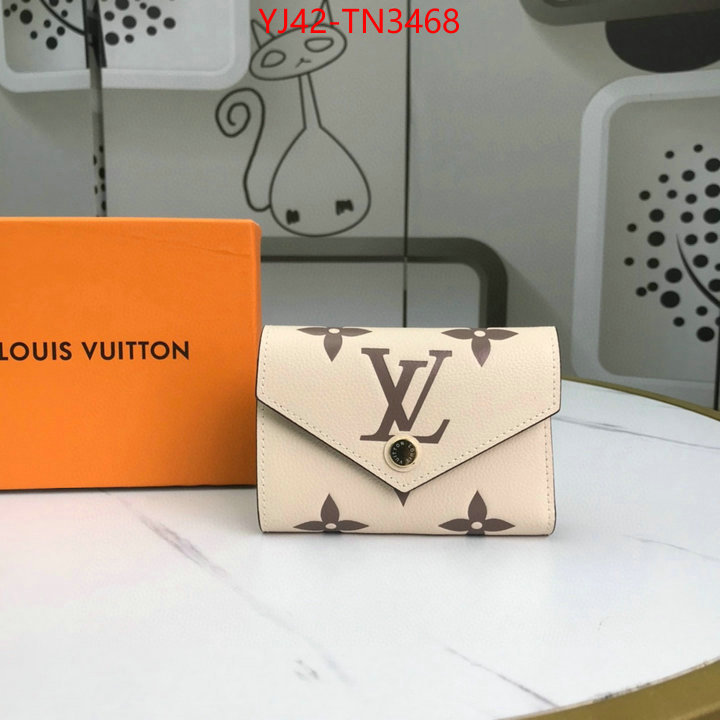 LV Bags(4A)-Wallet,ID: TN3468,$: 42USD