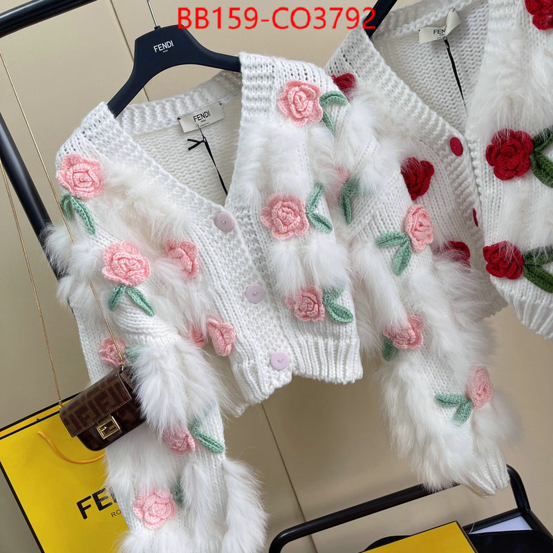 Clothing-Fendi,counter quality , ID: CO3792,$: 159USD