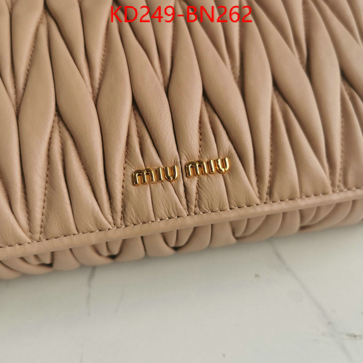 Miu Miu Bags(TOP)-Diagonal-,how quality ,ID: BN262,$: 249USD