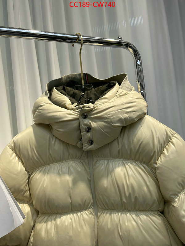 Down jacket Men-Moncler,the highest quality fake , ID: CW740,$: 189USD