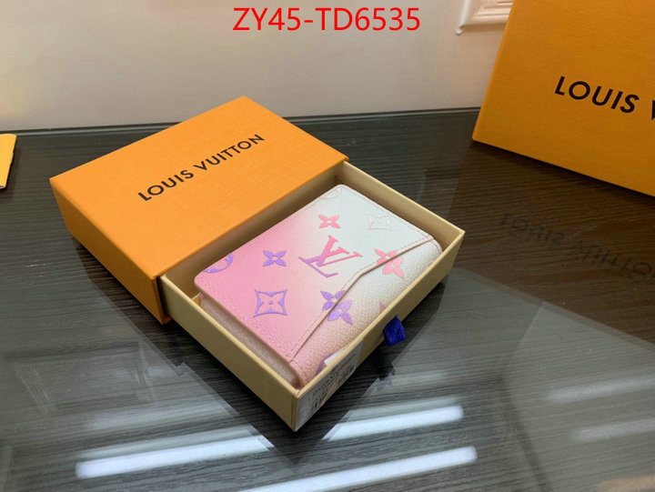 LV Bags(4A)-Wallet,top quality designer replica ,ID: TD6535,$: 45USD