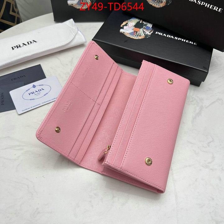 Prada Bags(4A)-Wallet,copy ,ID: TD6544,$: 49USD