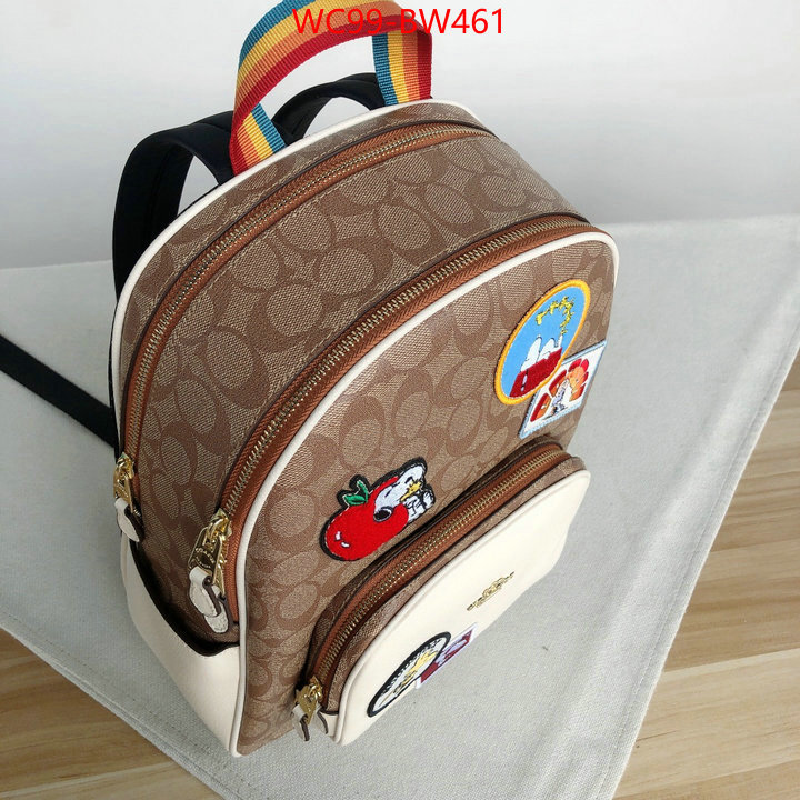 Coach Bags(4A)-Backpack-,sell online luxury designer ,ID: BW461,$: 99USD