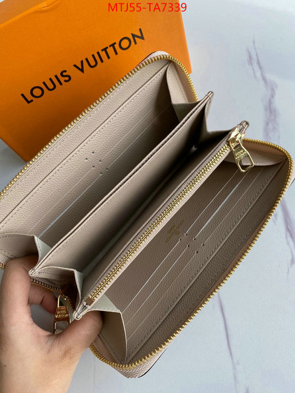 LV Bags(4A)-Wallet,ID: TA7339,$: 55USD