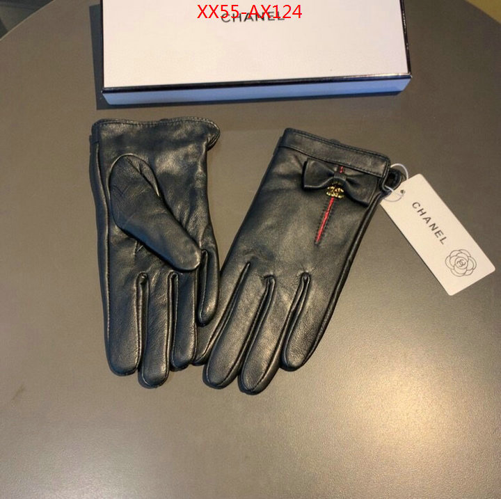 Gloves-Chanel,found replica , ID: AX124,$: 55USD
