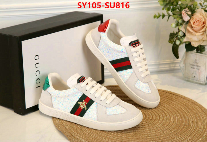 Women Shoes-Gucci,buy best quality replica , ID: SU816,$: 105USD