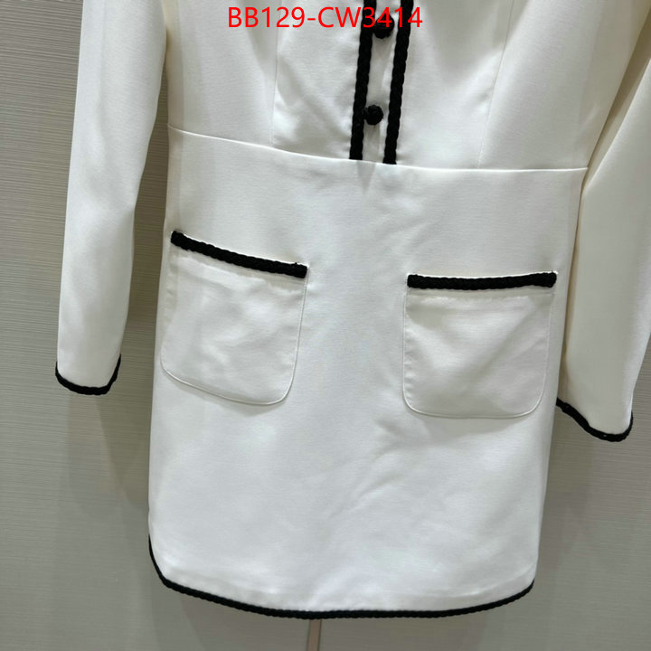 Clothing-Dior,what's the best place to buy replica ,ID: CW3414,$: 129USD