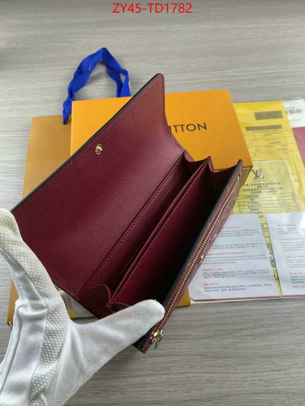 LV Bags(4A)-Wallet,ID: TD1782,$: 45USD