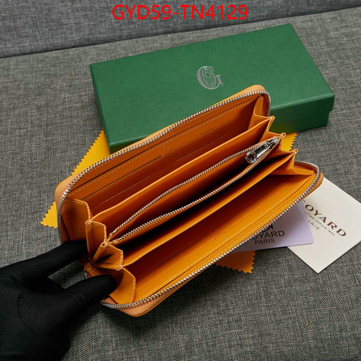 Goyard Bags(4A)-Wallet,aaaaa replica designer ,ID: TN4129,$: 59USD