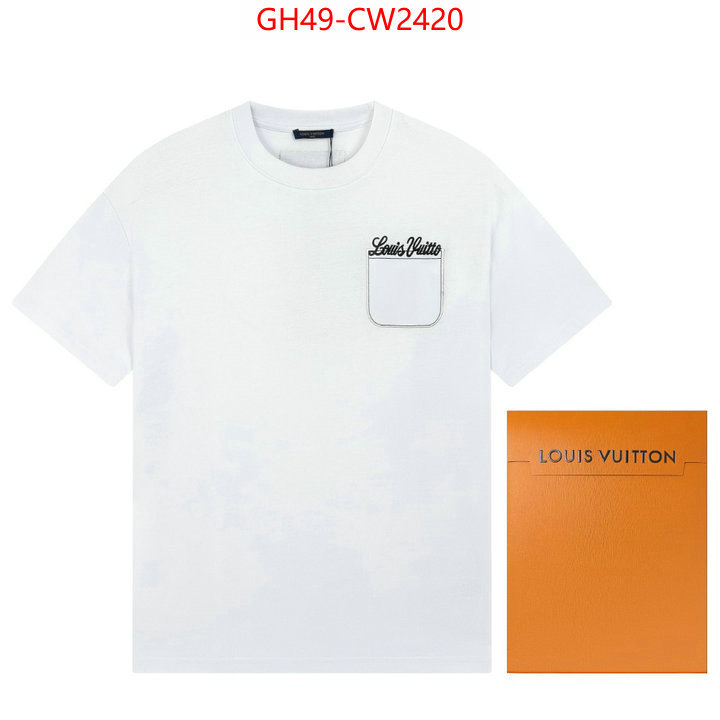 Clothing-LV,high quality , ID: CW2420,$: 49USD