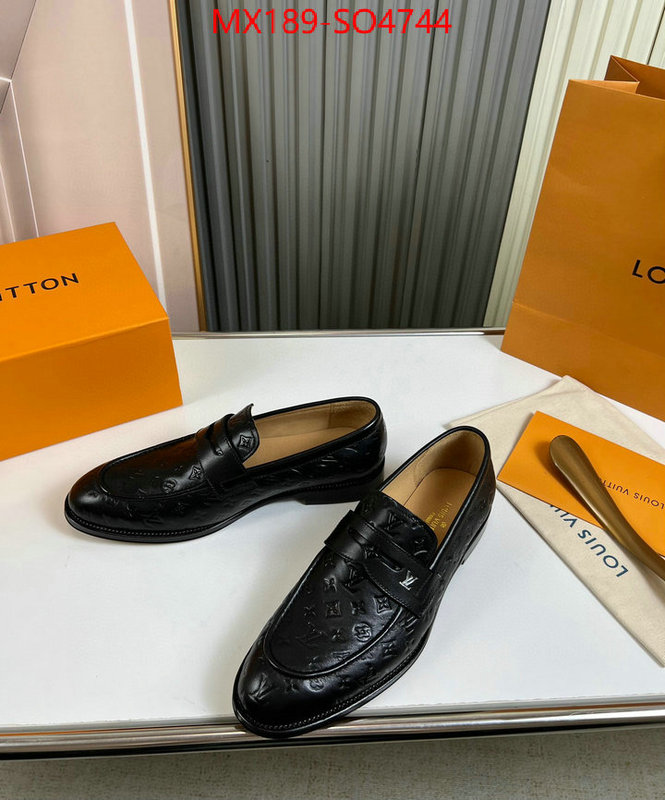 Men Shoes-LV,aaaaa replica designer , ID: SO4744,$: 189USD