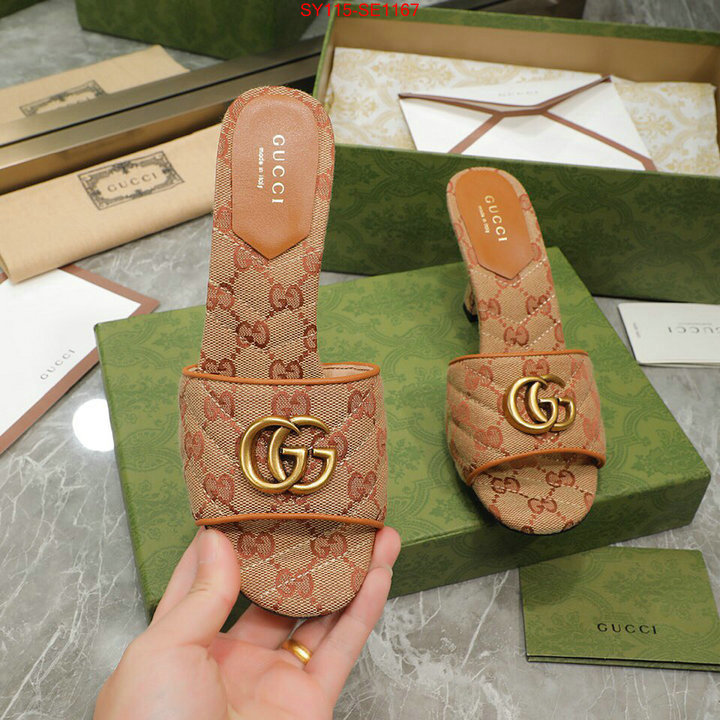 Women Shoes-Gucci,replica how can you , ID: SE1167,$: 115USD