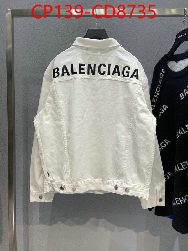 Clothing-Balenciaga,top sale , ID: CD8735,$: 139USD