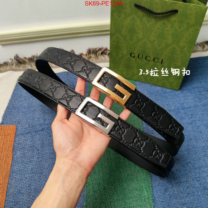 Belts-Gucci,high quality designer , ID: PE1294,$: 69USD