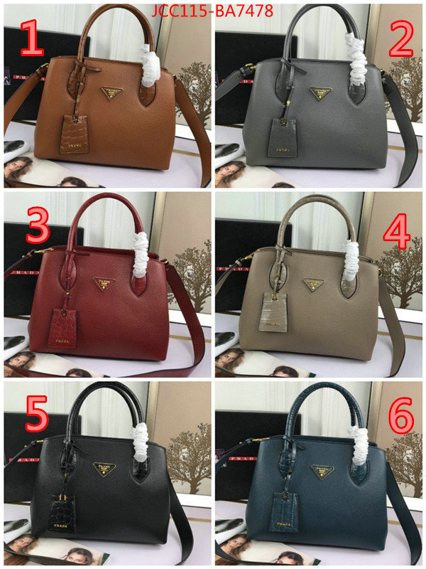 Prada Bags(4A)-Handbag-,where quality designer replica ,ID: BA7478,$: 115USD