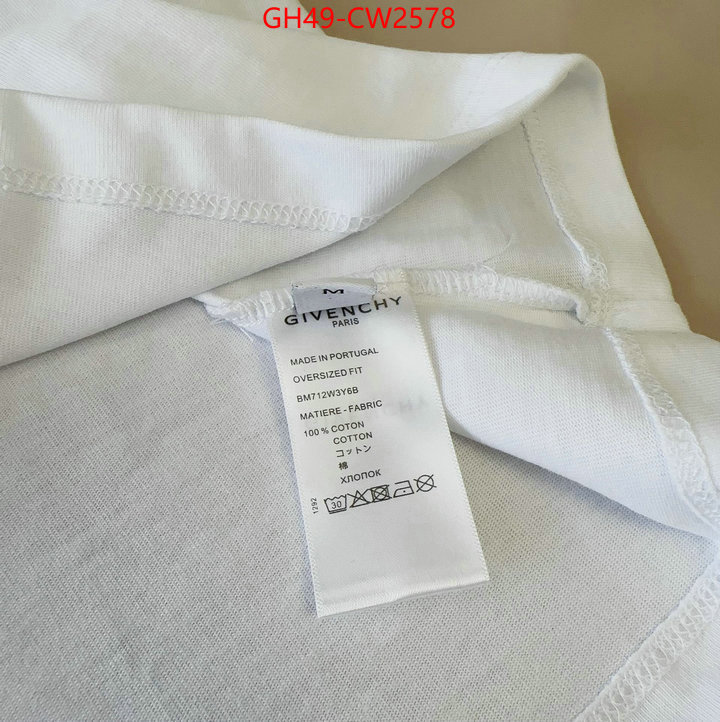 Clothing-Givenchy,best site for replica ,ID: CW2578,$: 49USD