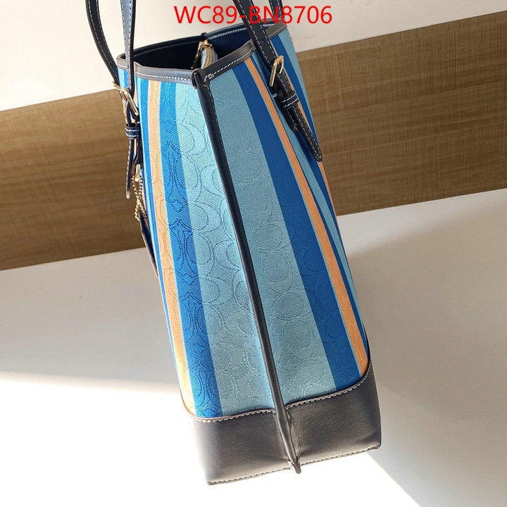 Coach Bags(4A)-Tote-,replica ,ID: BN8706,$: 89USD