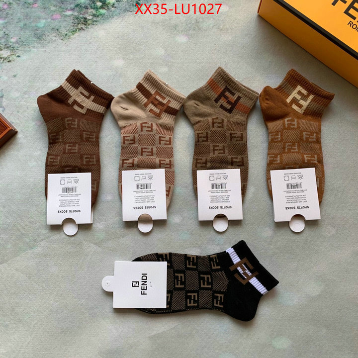 Sock-Fendi,aaaaa replica , ID: TU1027,$: 35USD