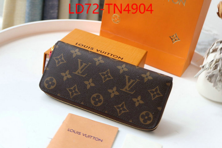 LV Bags(TOP)-Wallet,ID: TN4904,$: 72USD