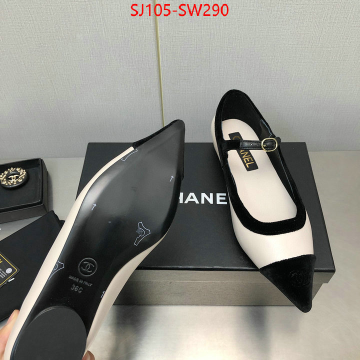 Women Shoes-Chanel,luxury fake , ID: SW290,$: 105USD