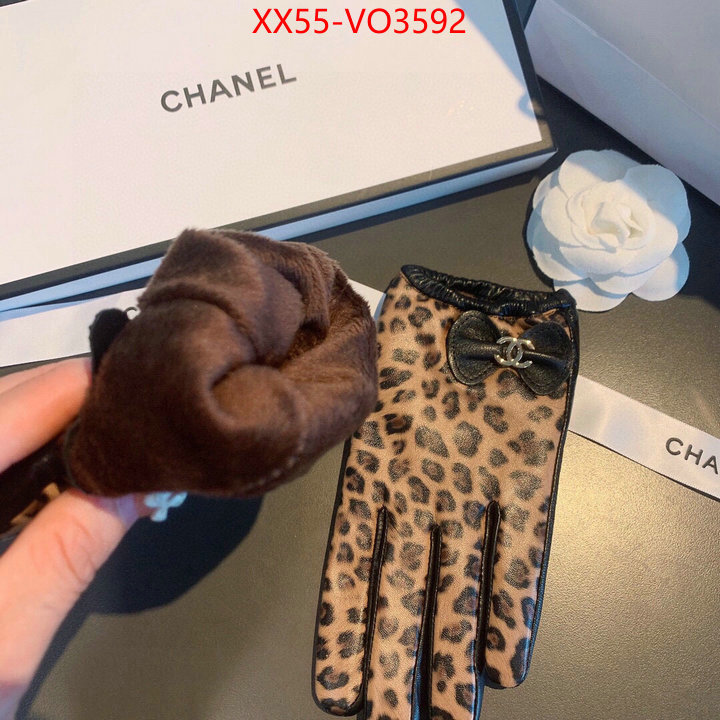 Gloves-Chanel,best fake , ID: VO3592,$: 55USD