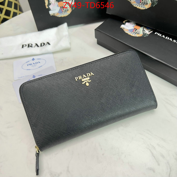 Prada Bags(4A)-Wallet,shop designer ,ID: TD6546,$: 49USD