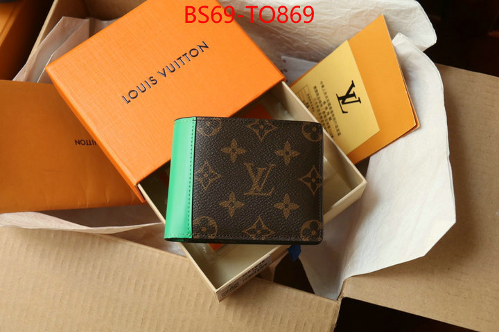 LV Bags(TOP)-Wallet,ID: TO869,$: 69USD