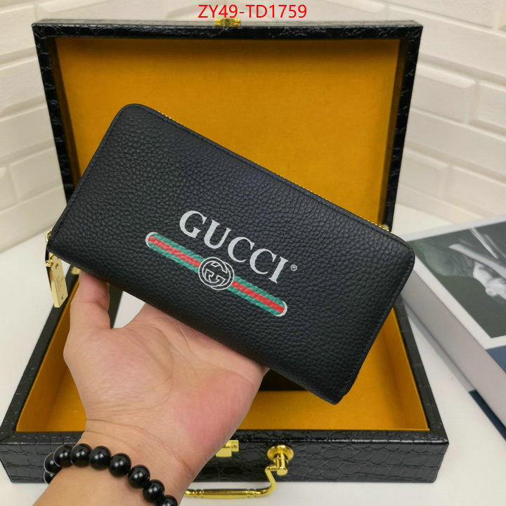 Gucci Bags(4A)-Wallet-,what best replica sellers ,ID: TD1759,$: 49USD