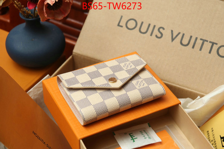 LV Bags(TOP)-Wallet,ID: TW6273,$: 65USD