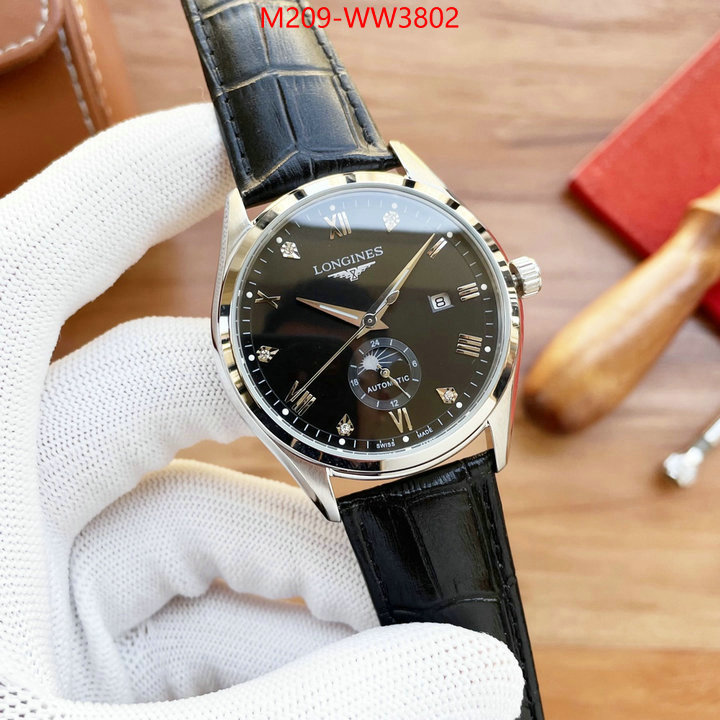 Watch (TOP)-Longines,high quality 1:1 replica , ID: WW3802,$: 209USD