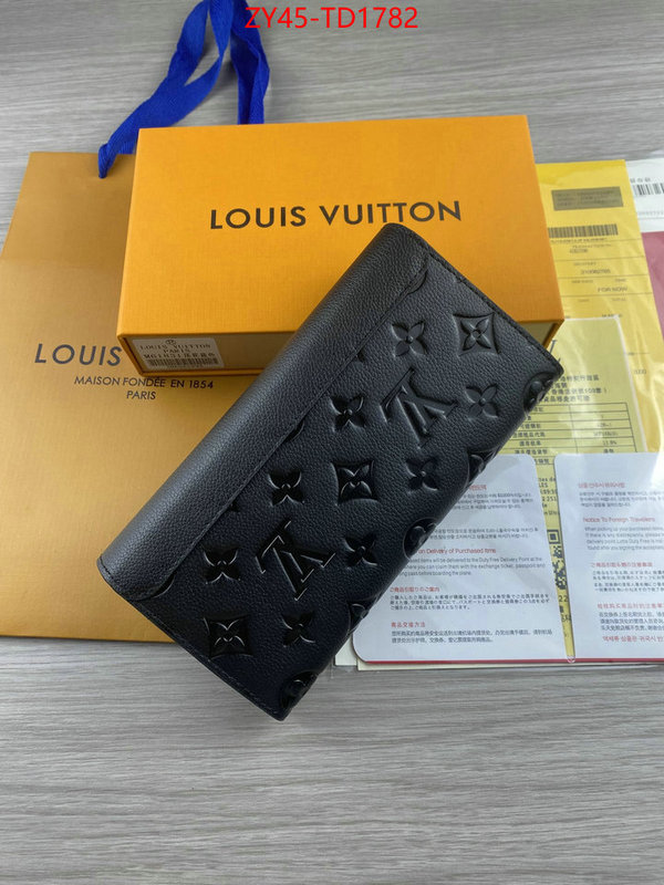 LV Bags(4A)-Wallet,ID: TD1782,$: 45USD