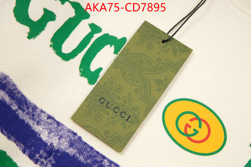 Clothing-Gucci,top designer replica , ID: CD7895,$: 75USD