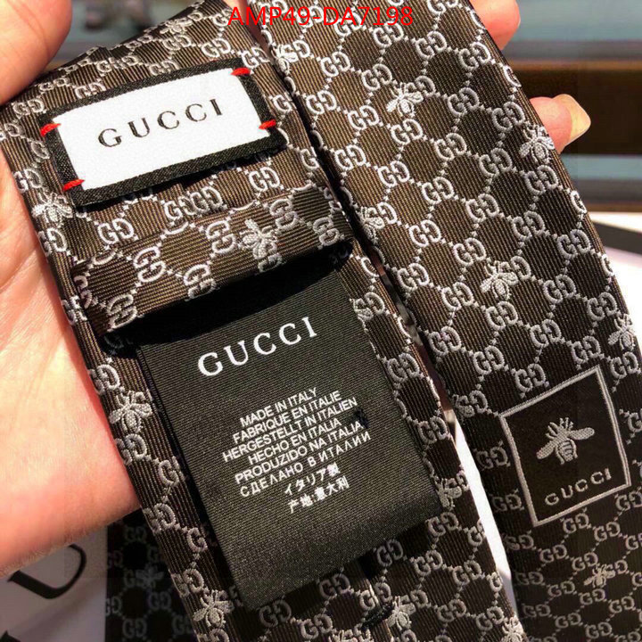Ties-Gucci,customize the best replica , ID: DA7198,$: 49USD
