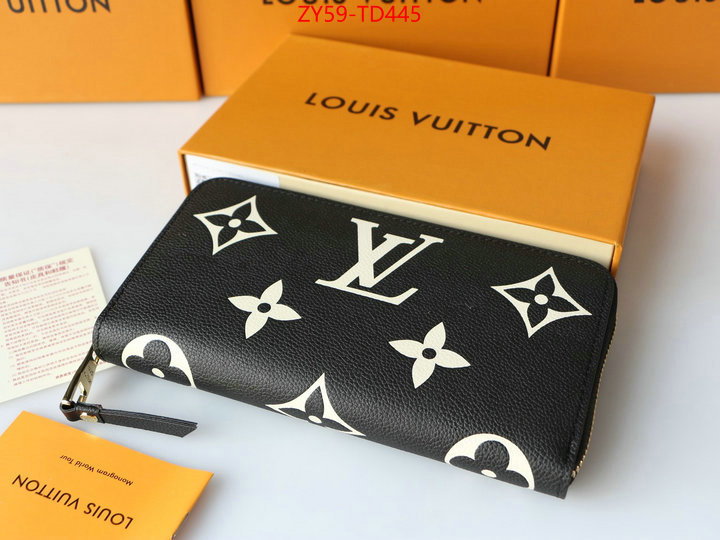 LV Bags(4A)-Wallet,ID: TD445,$: 59USD