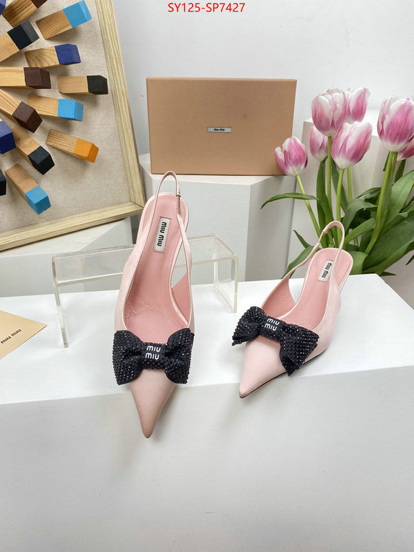 Women Shoes-Miu Miu,wholesale , ID: SP7427,$: 125USD