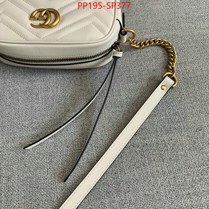 Gucci Bags(TOP)-Marmont,ID: BP377,$: 195USD