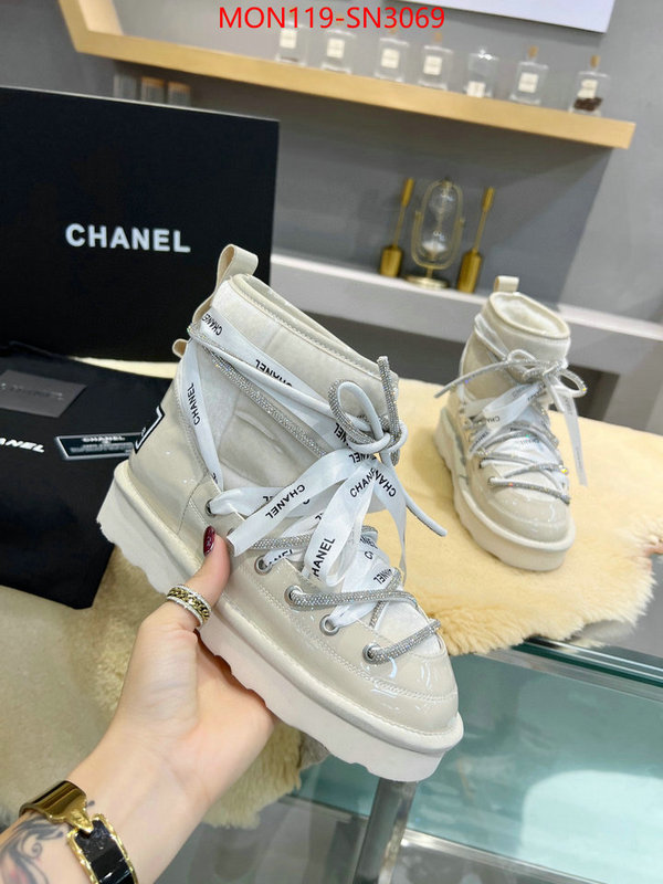 Women Shoes-Chanel,aaaaa+ replica , ID: SN3069,$: 119USD