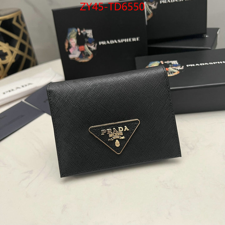 Prada Bags(4A)-Wallet,best like ,ID: TD6550,$: 45USD