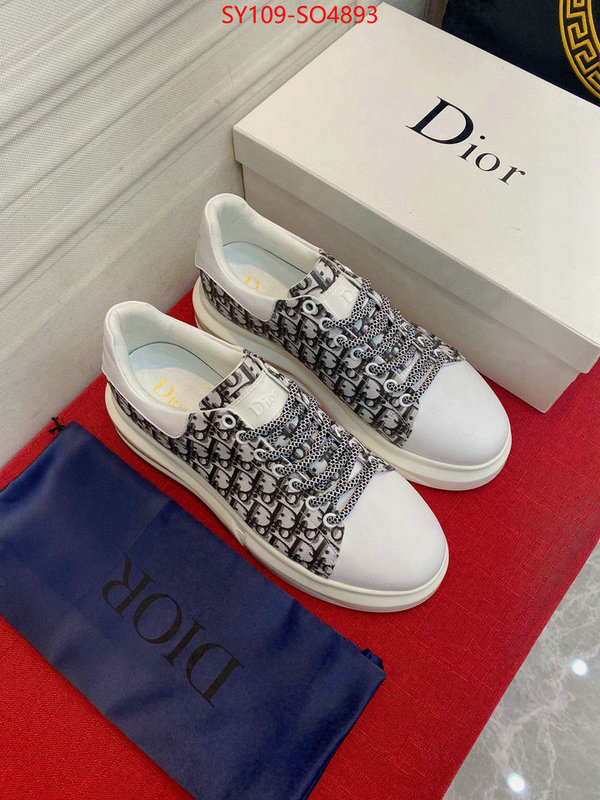 Men shoes-Dior,quality replica , ID: SO4893,$: 109USD