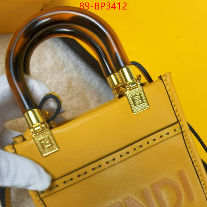 Fendi Bags(4A)-Sunshine-,high ,ID: BP3412,$: 89USD