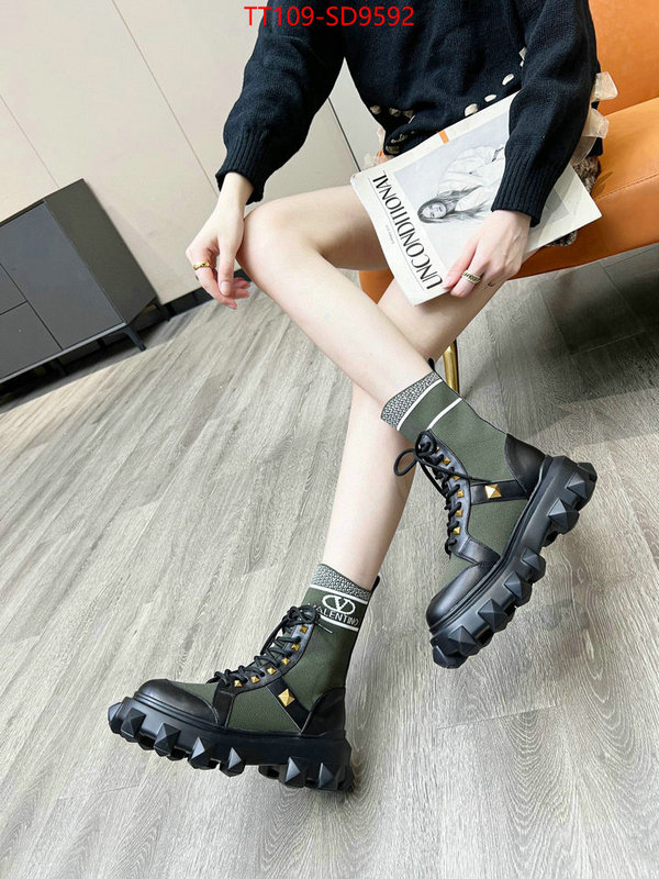 Women Shoes-Valentino,designer fake , ID: SD9592,$: 109USD