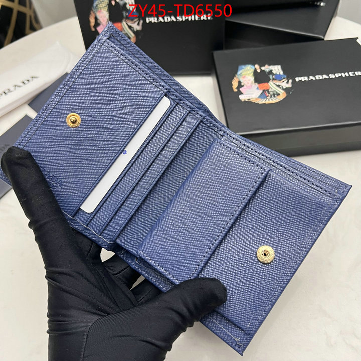 Prada Bags(4A)-Wallet,best like ,ID: TD6550,$: 45USD