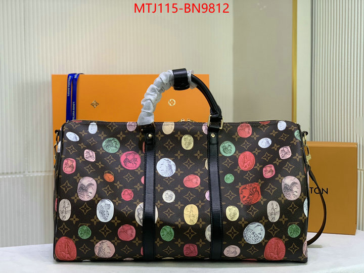 LV Bags(4A)-Keepall BandouliRe 45-50-,exclusive cheap ,ID: BN9812,$: 115USD