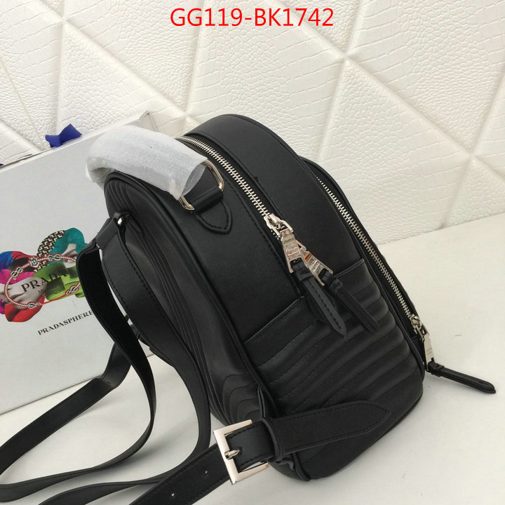 Prada Bags(4A)-Backpack-,from china 2023 ,ID: BK1742,$:119USD