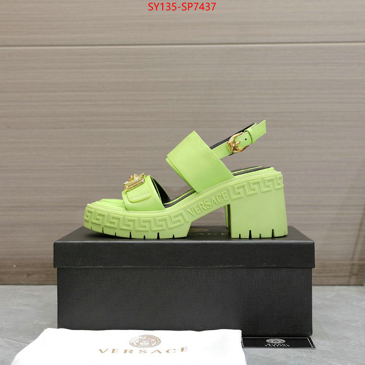 Women Shoes-Versace,fake designer , ID: SP7437,$: 135USD