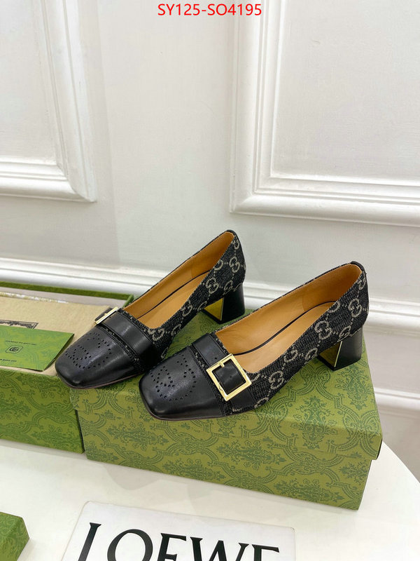 Women Shoes-Gucci,high quality 1:1 replica , ID: SO4195,$: 125USD