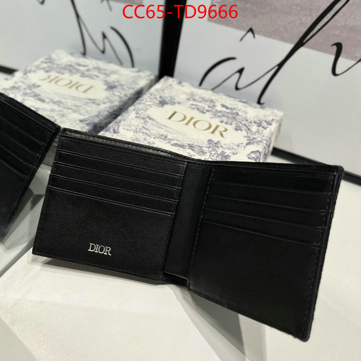 Dior Bags(TOP)-Wallet-,ID: TD9666,$: 65USD